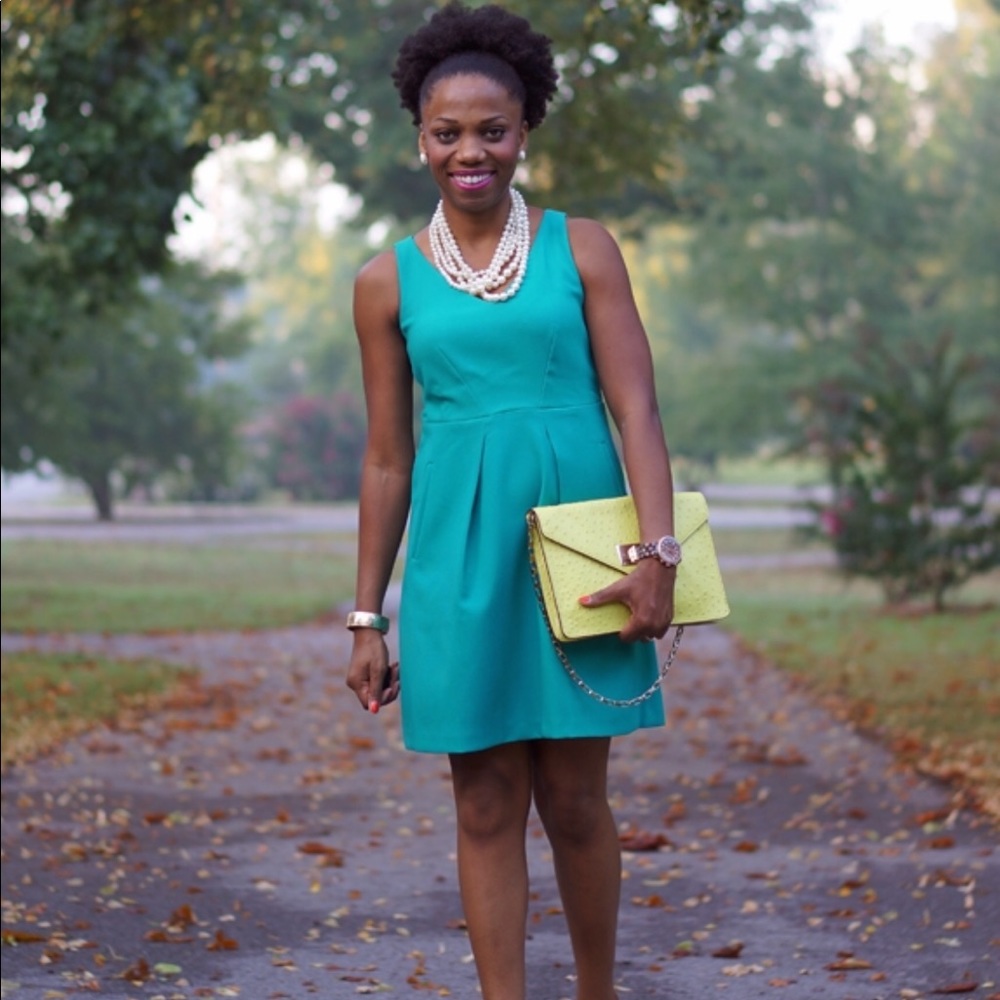 LOFT Teal Dress